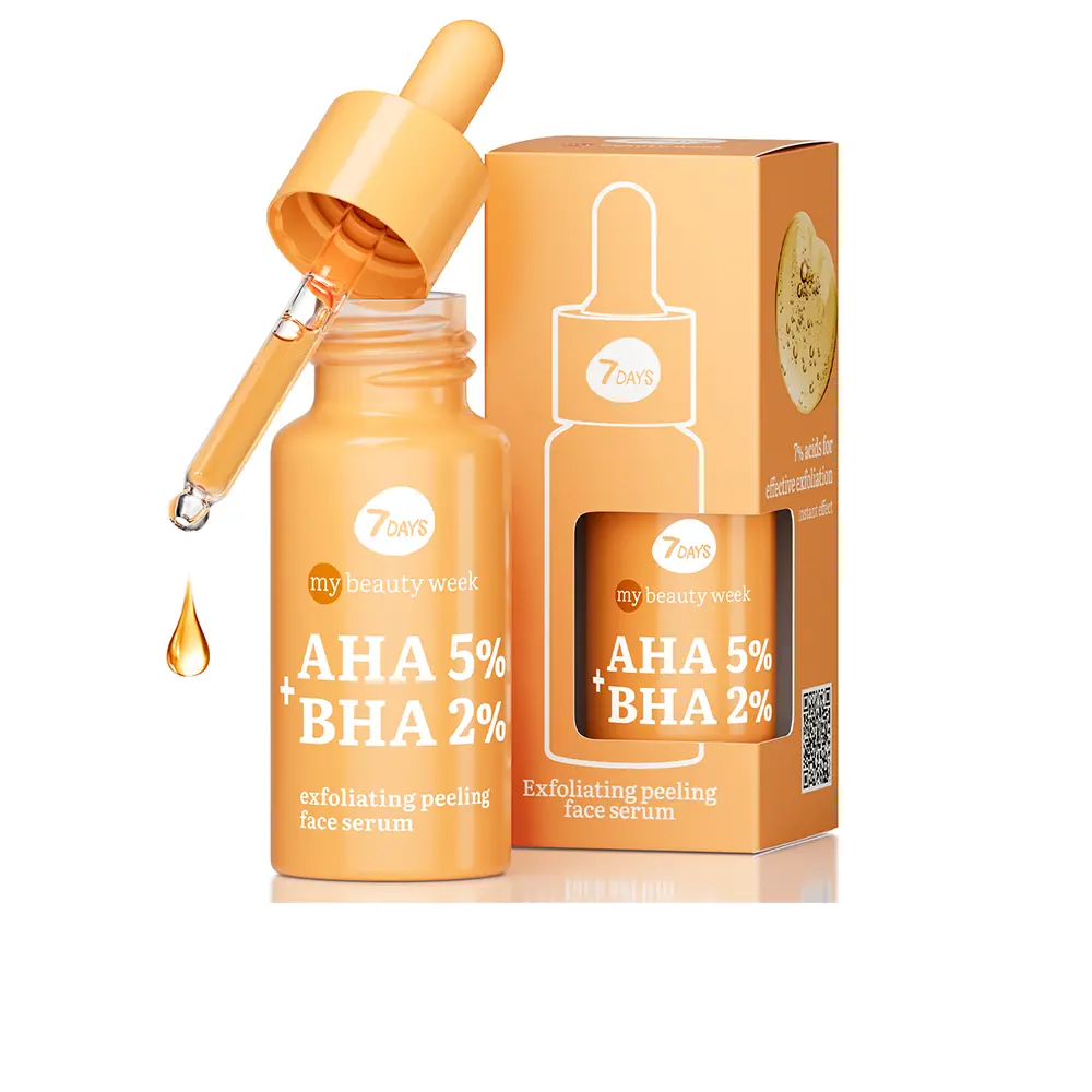

Сыворотка для лица Aha 5%+bha 2% serum exfoliante facial 7Days, 20 мл.