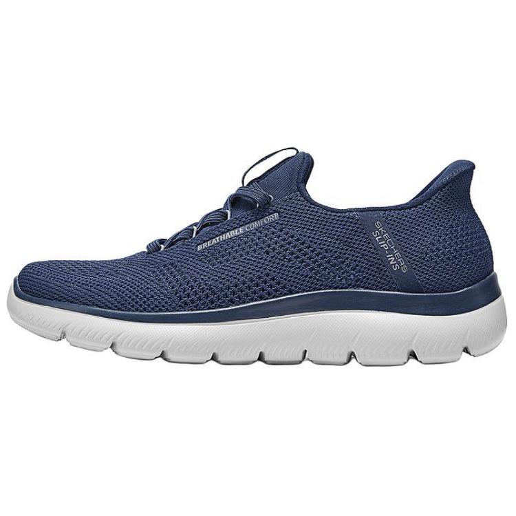 

Skechers Низкие повседневные туфли Slip Ins, синие, мужские