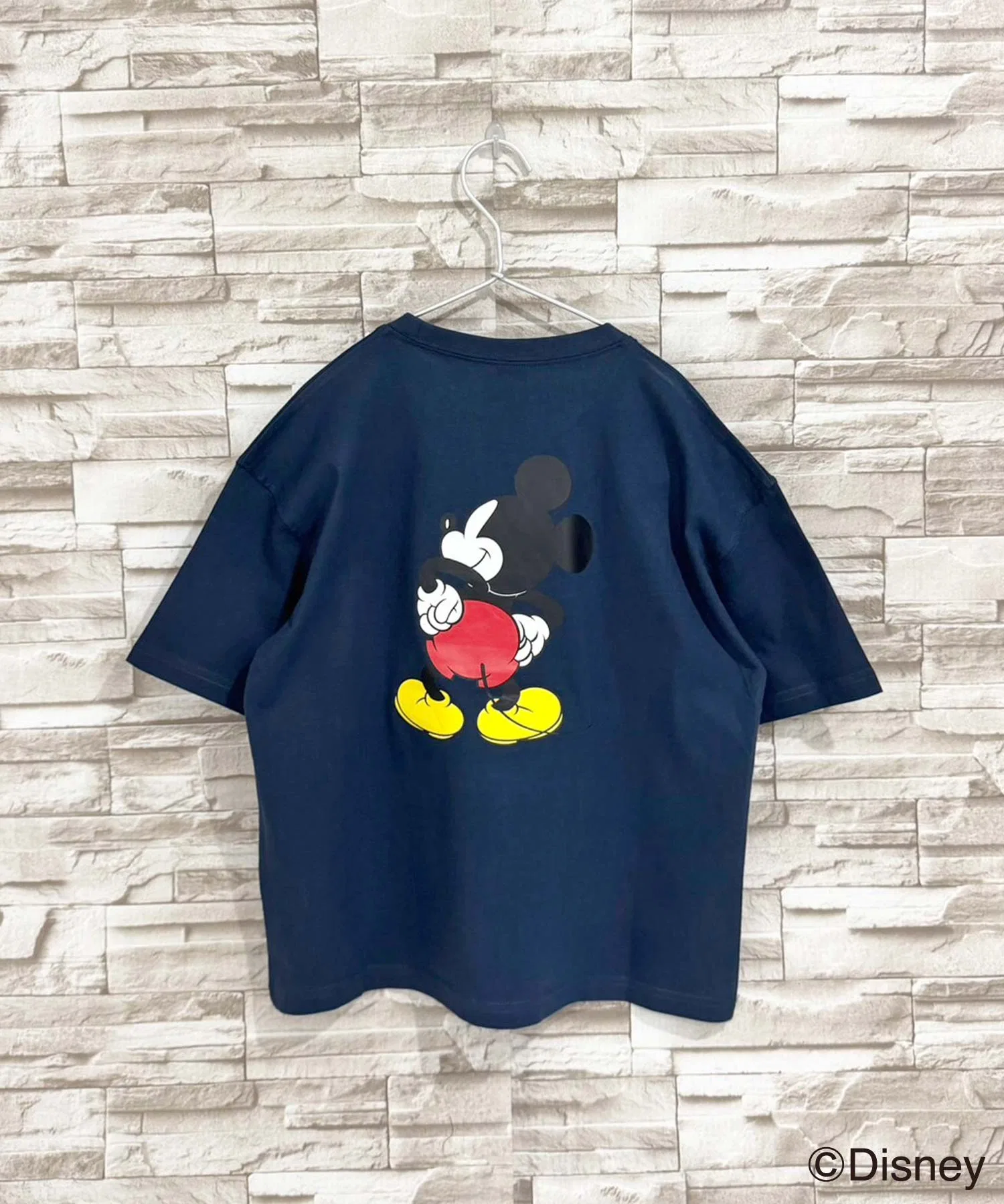 Детская футболка Mickey Mouse оверсайз Disney синяя