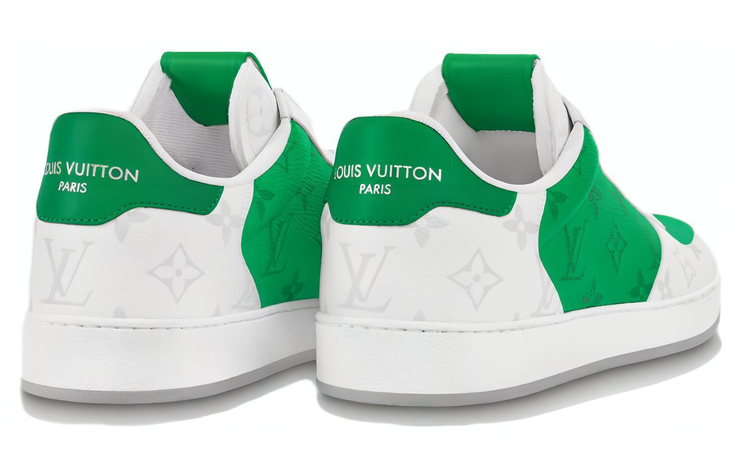 Риволи Лоу-Топ Скейтборд обувь мужская белая зеленая LOUIS VUITTON — фото 2