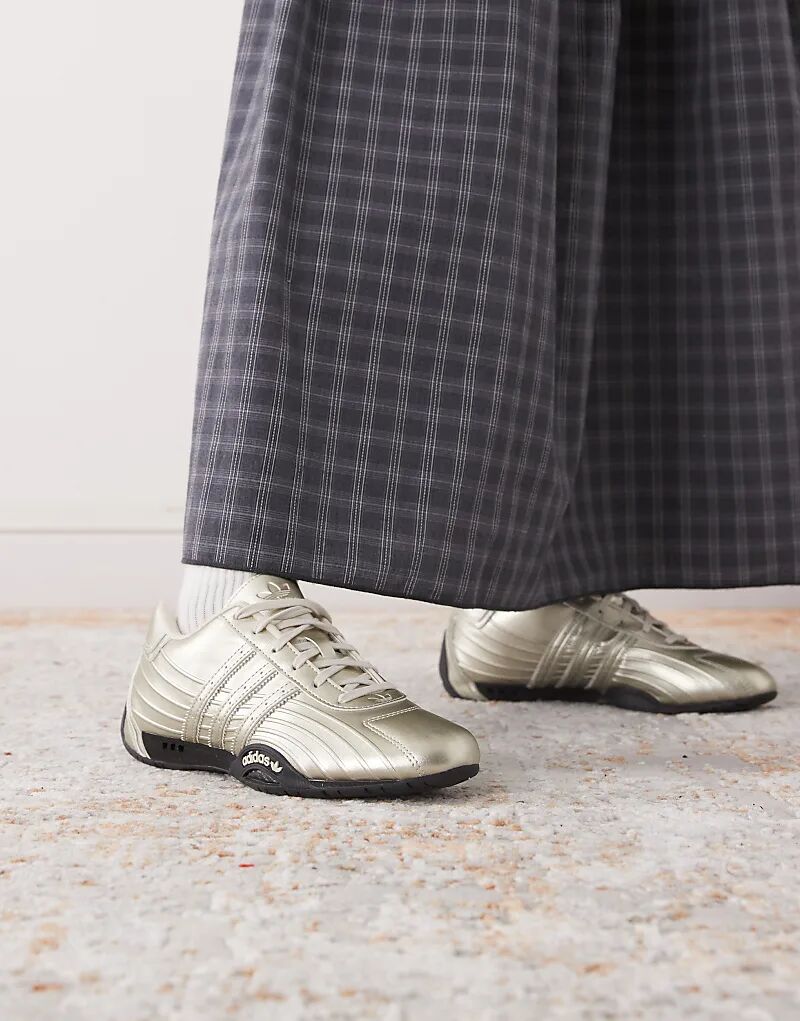 Кроссовки Adidas Originals Adiracer в серебристом цвете