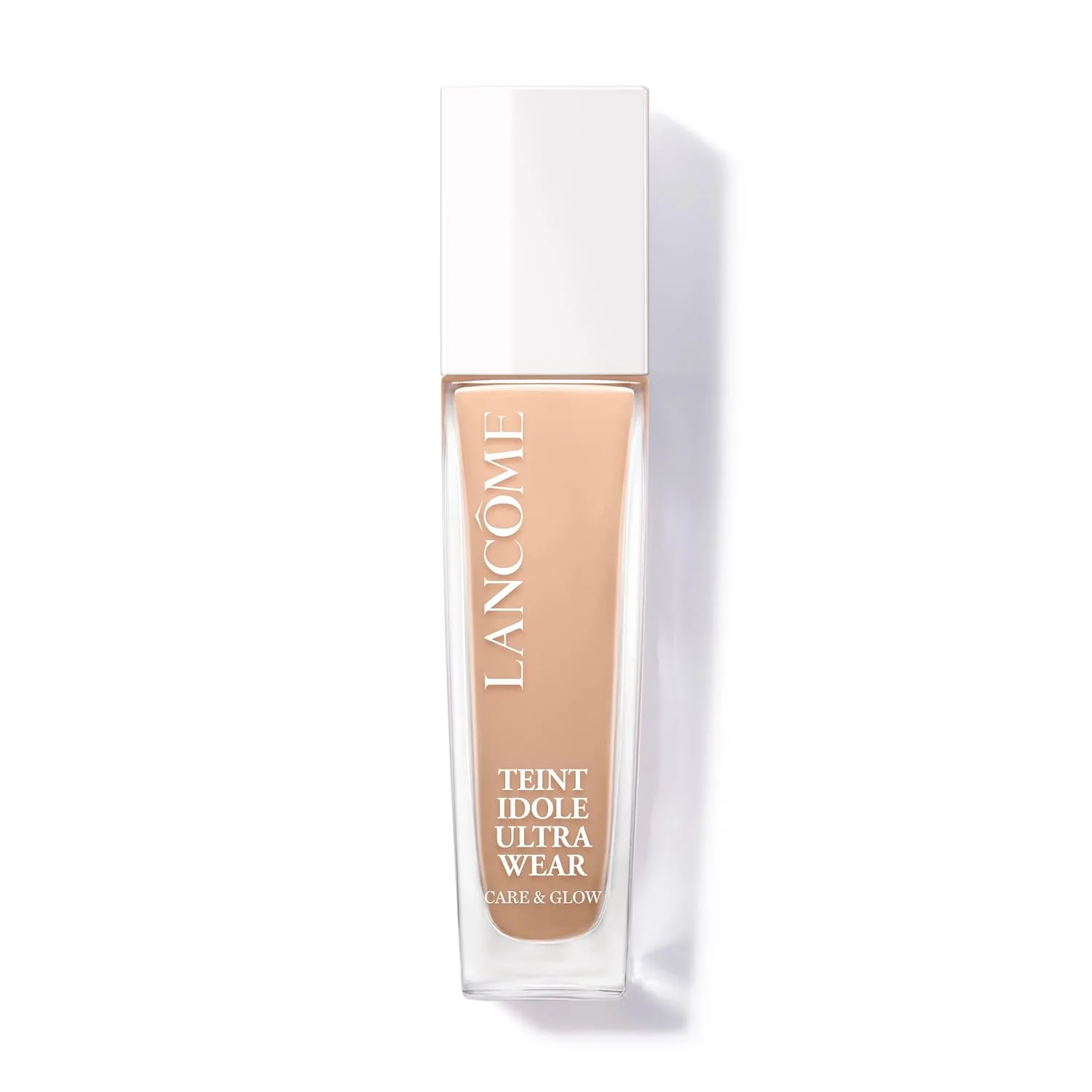 Тональный крем Lancôme Teint Idole Ultra Wear Care & Glow Longwear Foundation с SPF 27, увлажняющий, со средней степенью покрытия, которое можно наслаивать, и сияющим финишем., 320C: light-medium with cool pink undertones