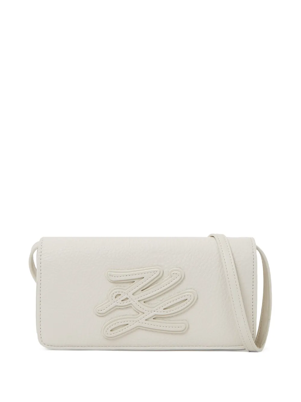 

Мини-сумка через плечо K/Autograph Karl Lagerfeld, бежевый