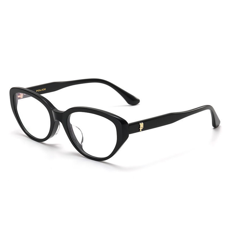 

Police Овальная оправа для очков унисекс черная, VPLR29K-0700/Bright Black