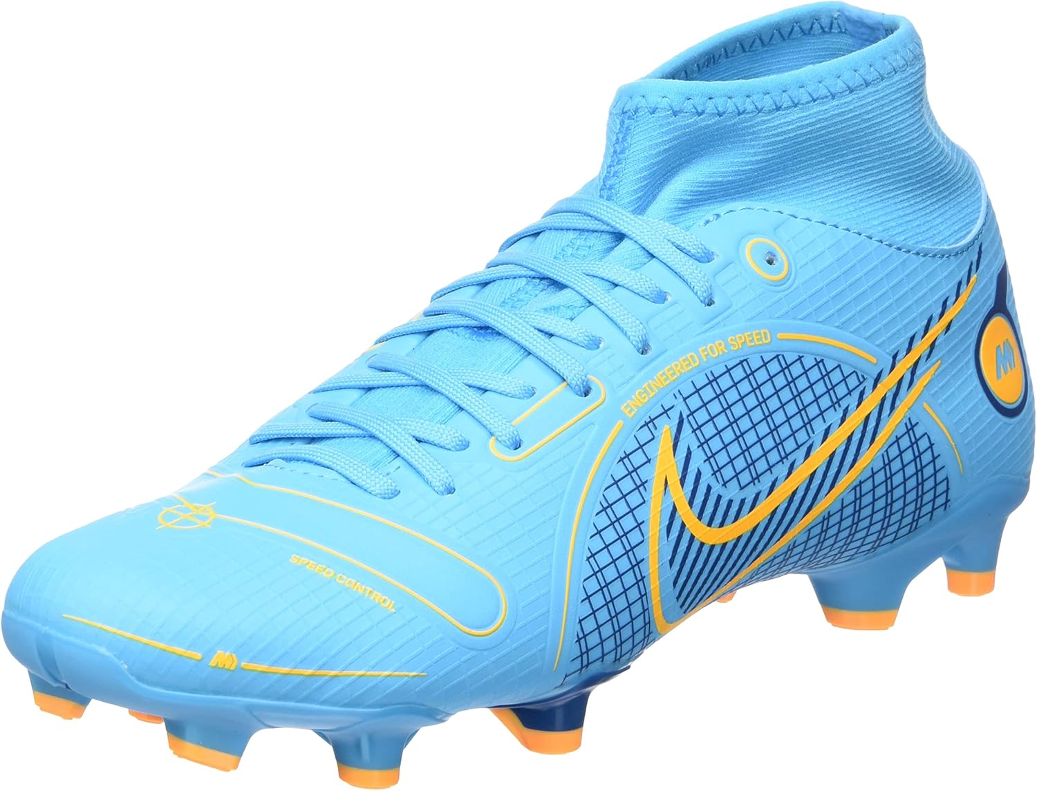 

Мужские тренировочные футбольные бутсы Nike, Chlorine Blue Laser Orange Mar