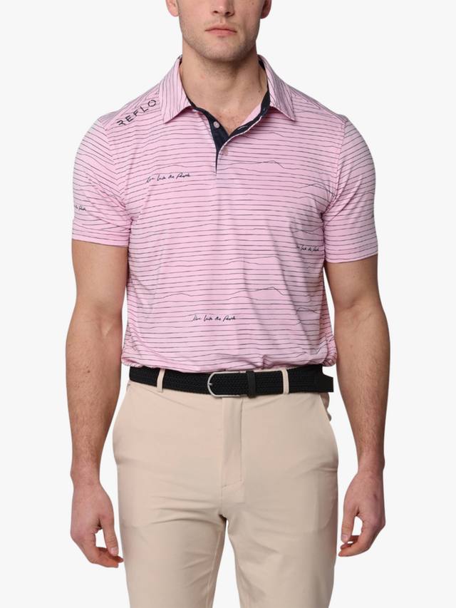 

Футболка-поло Tagus с коротким рукавом из переработанного материала REFLO, Chalk Pink