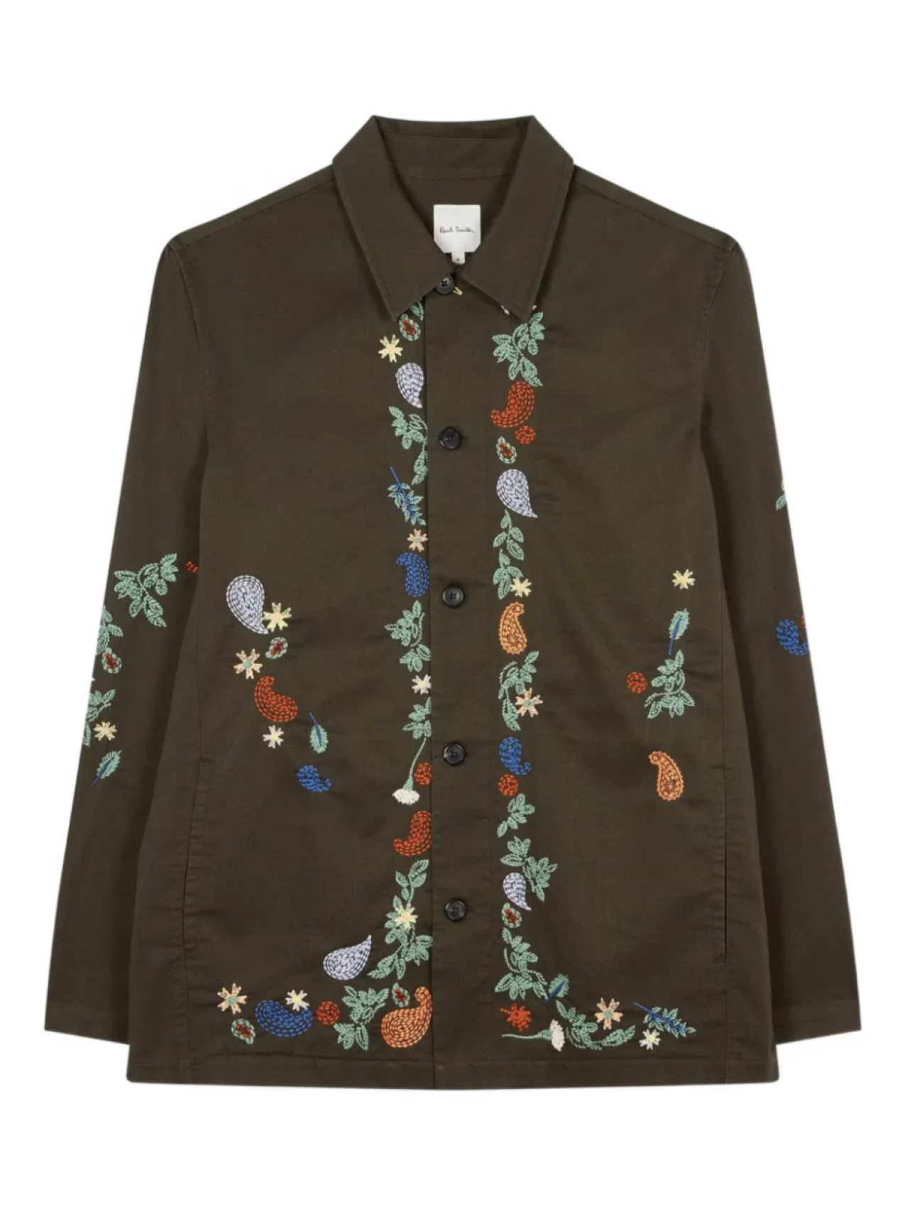 

Вышитая рубашка Paul Smith, зеленый
