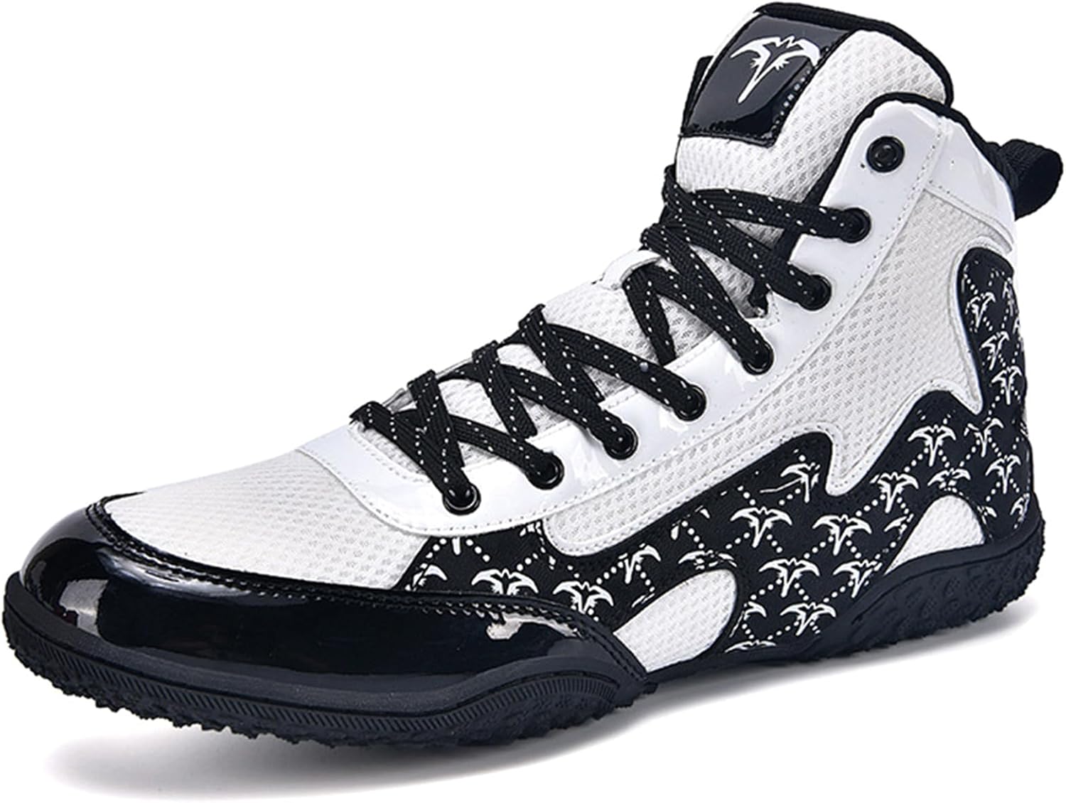 

Мужские Боксерские Ботинки Профессиональные Боевые Сапоги Муай Тай Кикбоксинг Спарринг Комфортные Для Детей и Подростков для Единоборств, Пауэрлифтинга и Бодибилдинга Hiuzylqx, белый