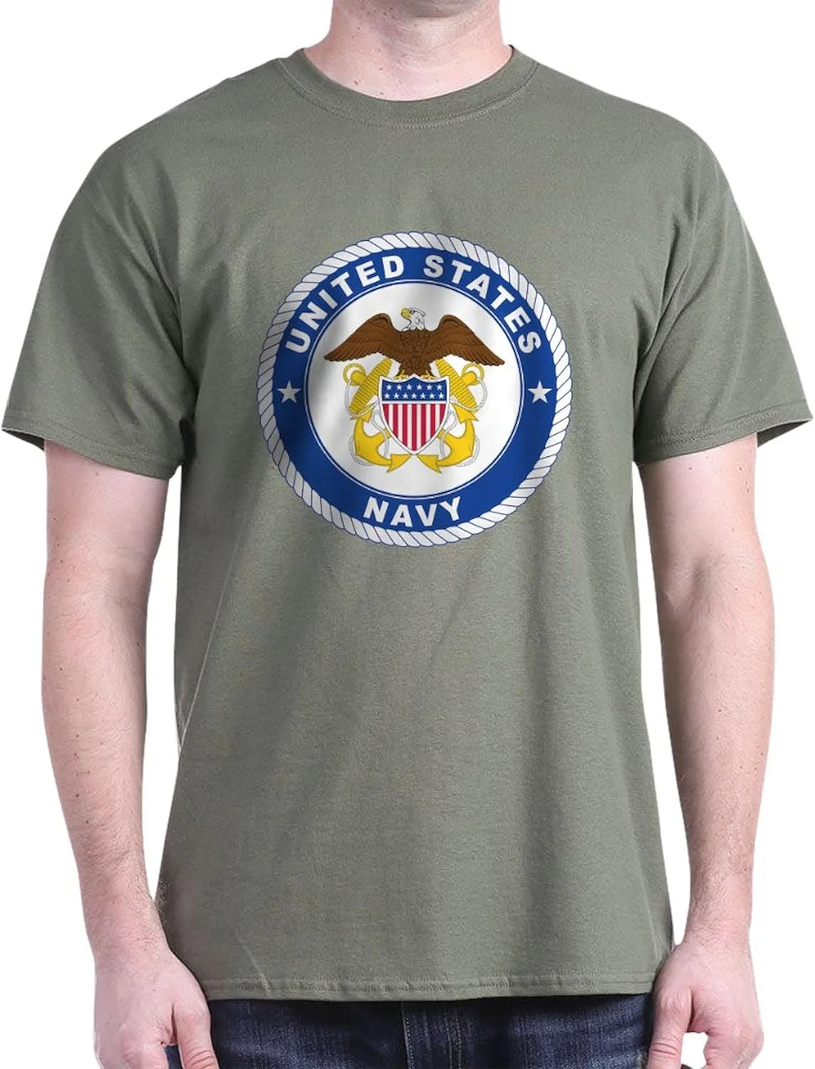 

Футболка мужская U.S. Navy Seal 2 Color, 100% Cotton, Classic Graphic White CafePress