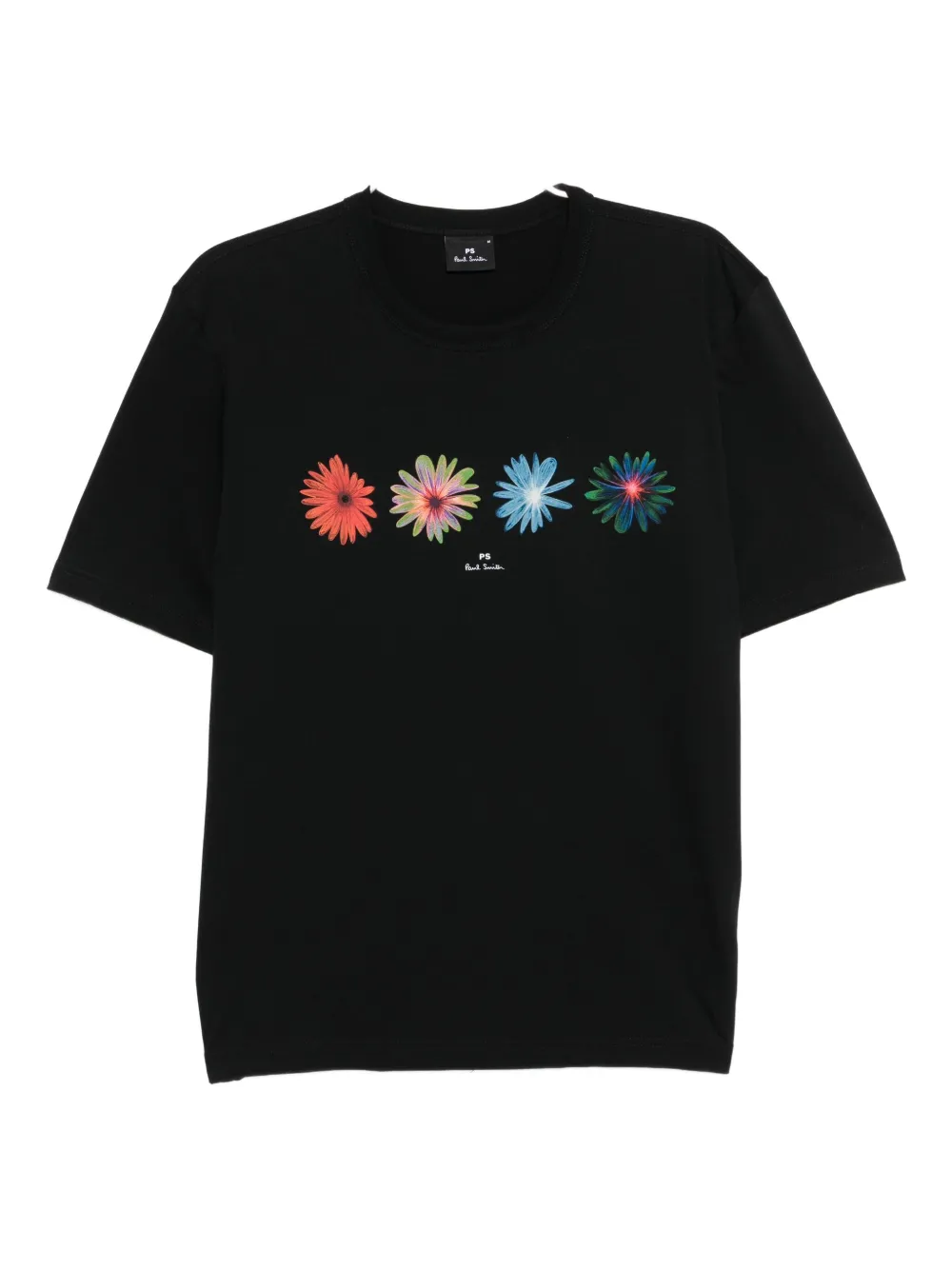 

Футболка с цветочным принтом PS Paul Smith, черный