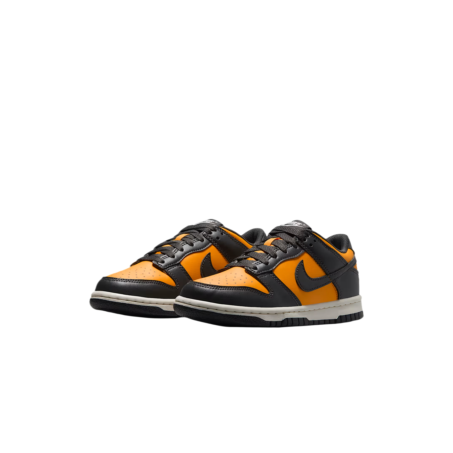 Детские кроссовки для скейтбординга Dunk Low Top Nike, желтый/черный/белый — фото 4