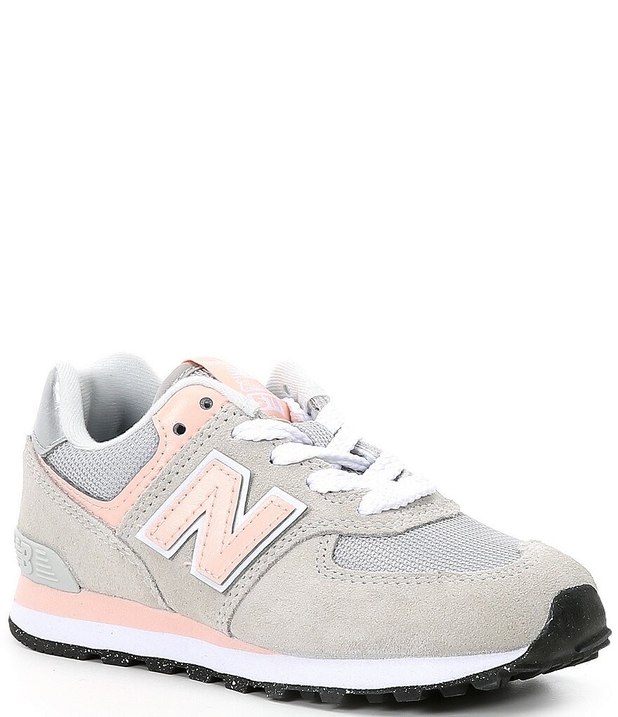 

Кроссовки New Balance для девочек 574 Lifestyle (для малышей), серый