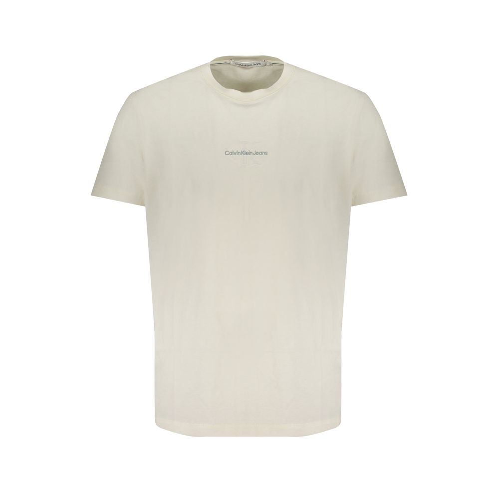 

Белая хлопковая футболка Calvin Klein