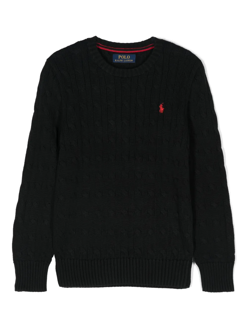 

Свитер с вышивкой Polo Pony POLO RALPH LAUREN KIDS, черный