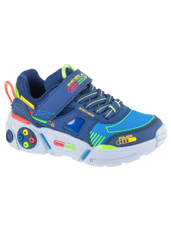 

Кроссовки на шнуровке Skechers, темно-синий