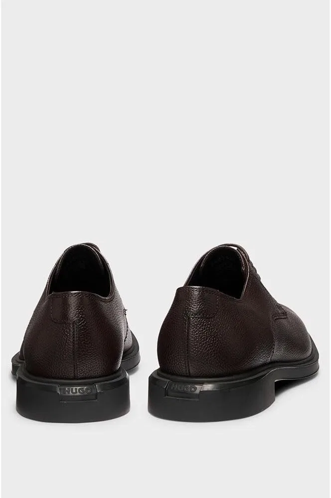 Туфли HUGO Men's Gryff_derb_grlt Derby, Medium Brown210 — фото 4