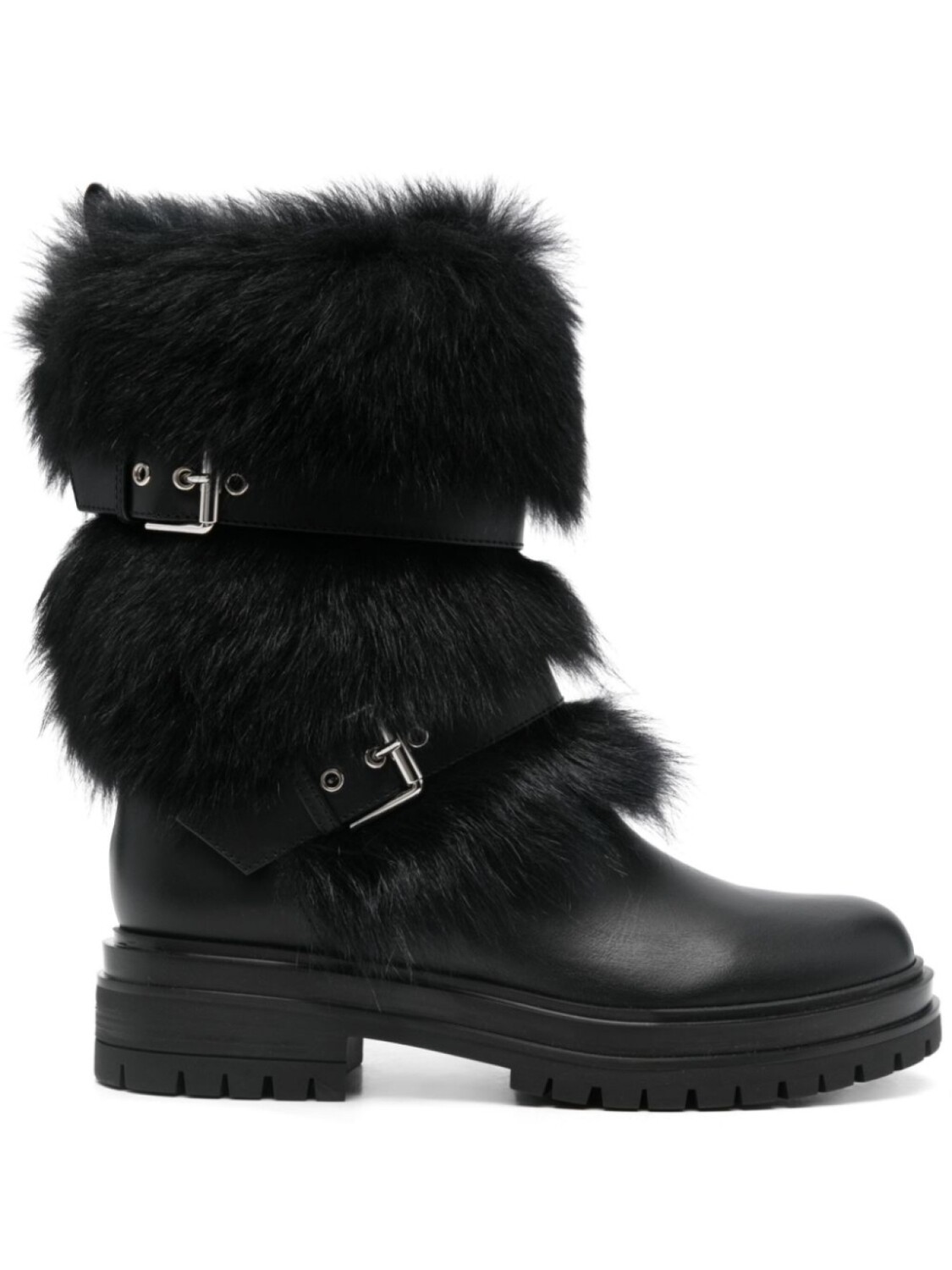 Gianvito Rossi ботинки Maverick, черный