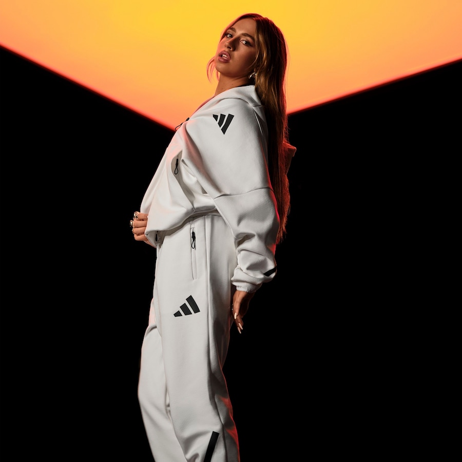 Зауженные брюки ADIDAS SPORTSWEAR W Z.N.E. PT, белый — фото 4