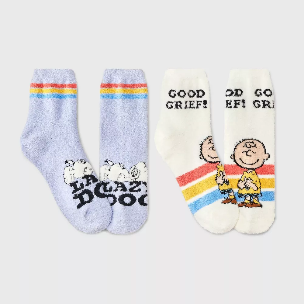

Женские носки Peanuts 2 пары, удобные, средней длины
