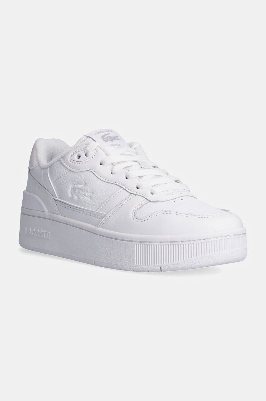 

Кожаные кроссовки Lacoste T-Clip Platform, белый