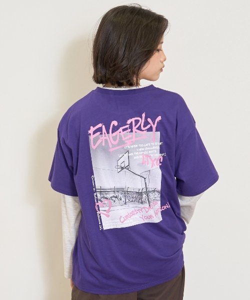 Свободный комплект из футболки и другой одежды Lovetoxic, Purple