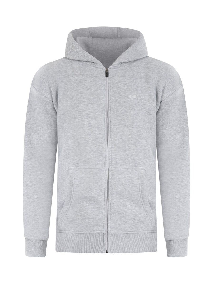 

Толстовка с капюшоном на молнии Smilodox Zip-Up Hoodie Raik, пятнистый серый