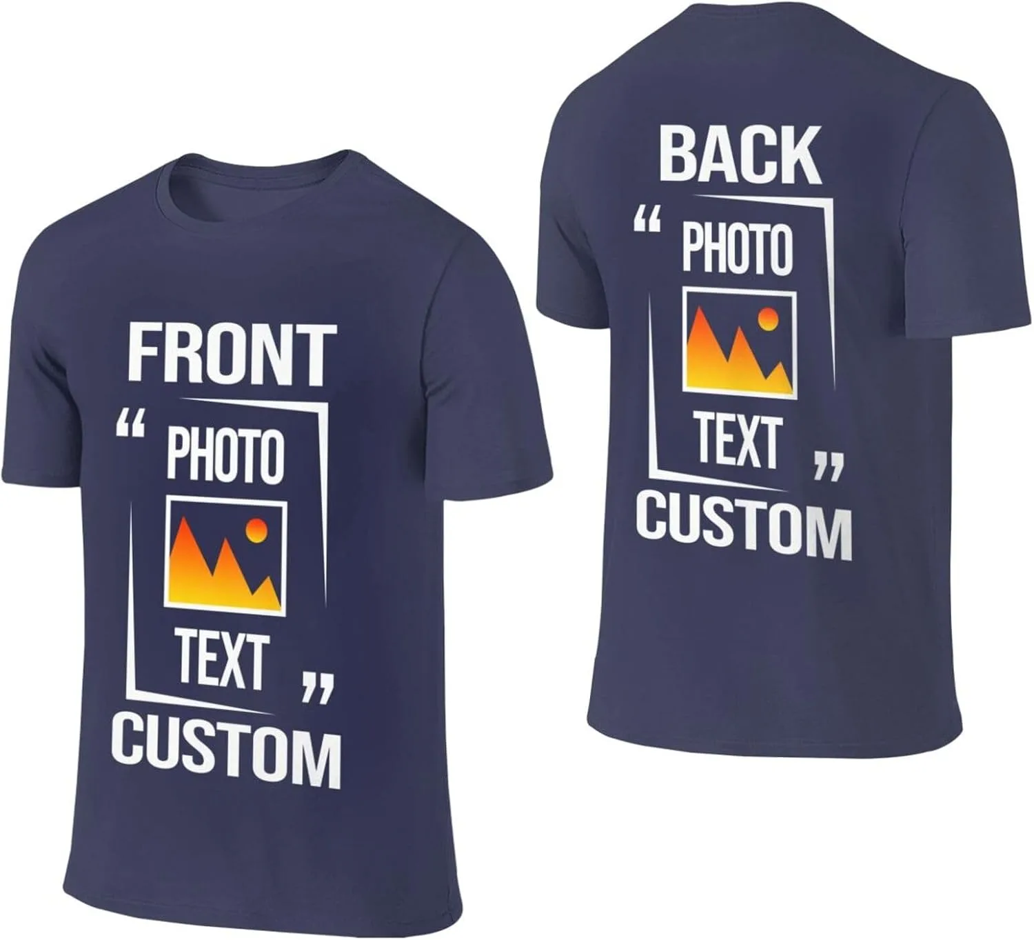 

Футболка Custom с индивидуальным дизайном, черная