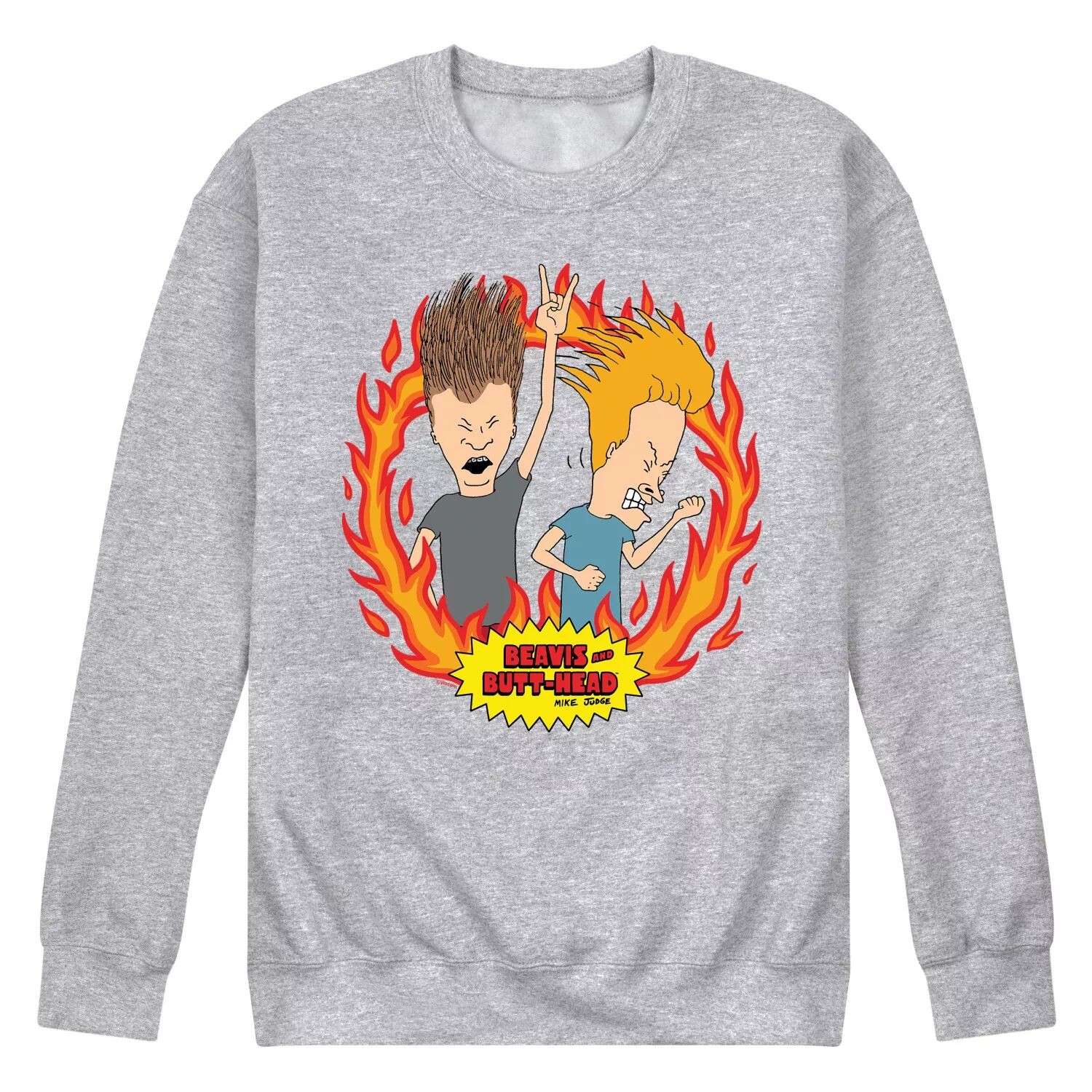 

Мужская толстовка Beavis And Butthead Rock Flames Licensed Character