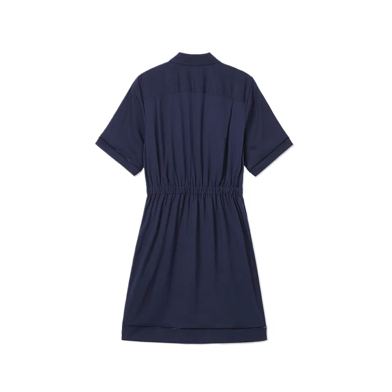 Платье женское с коротким рукавом LACOSTE, 166/Navy Blue — фото 3
