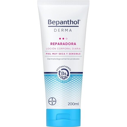 

Bepanthol Лосьон для тела Derma Repair мгновенное и длительное увлажнение для очень сухой и чувствительной кожи ежедневное использование 200 мл