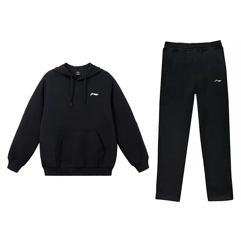 

LiNing Повседневная спортивная одежда унисекс Черный+Черный