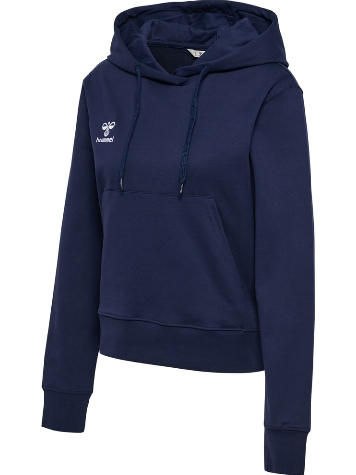 

Толстовка с капюшоном "Hmlgo 2.0 Hoodie Woman" синего цвета Hummel