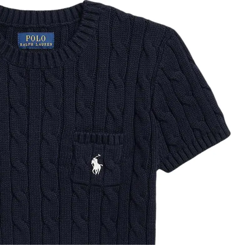 Polo Ralph Lauren Свитер FW24 Темно-синий Детский — фото 4