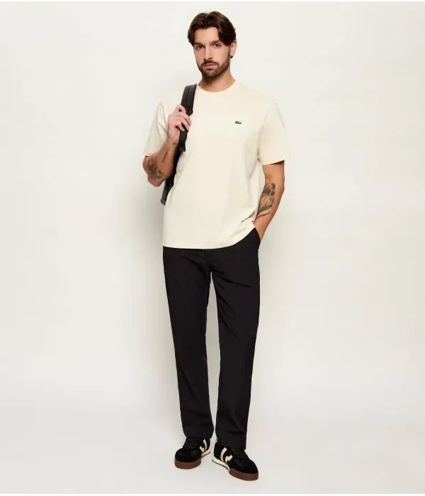 Футболка classic fit Lacoste, бежевый — фото 2