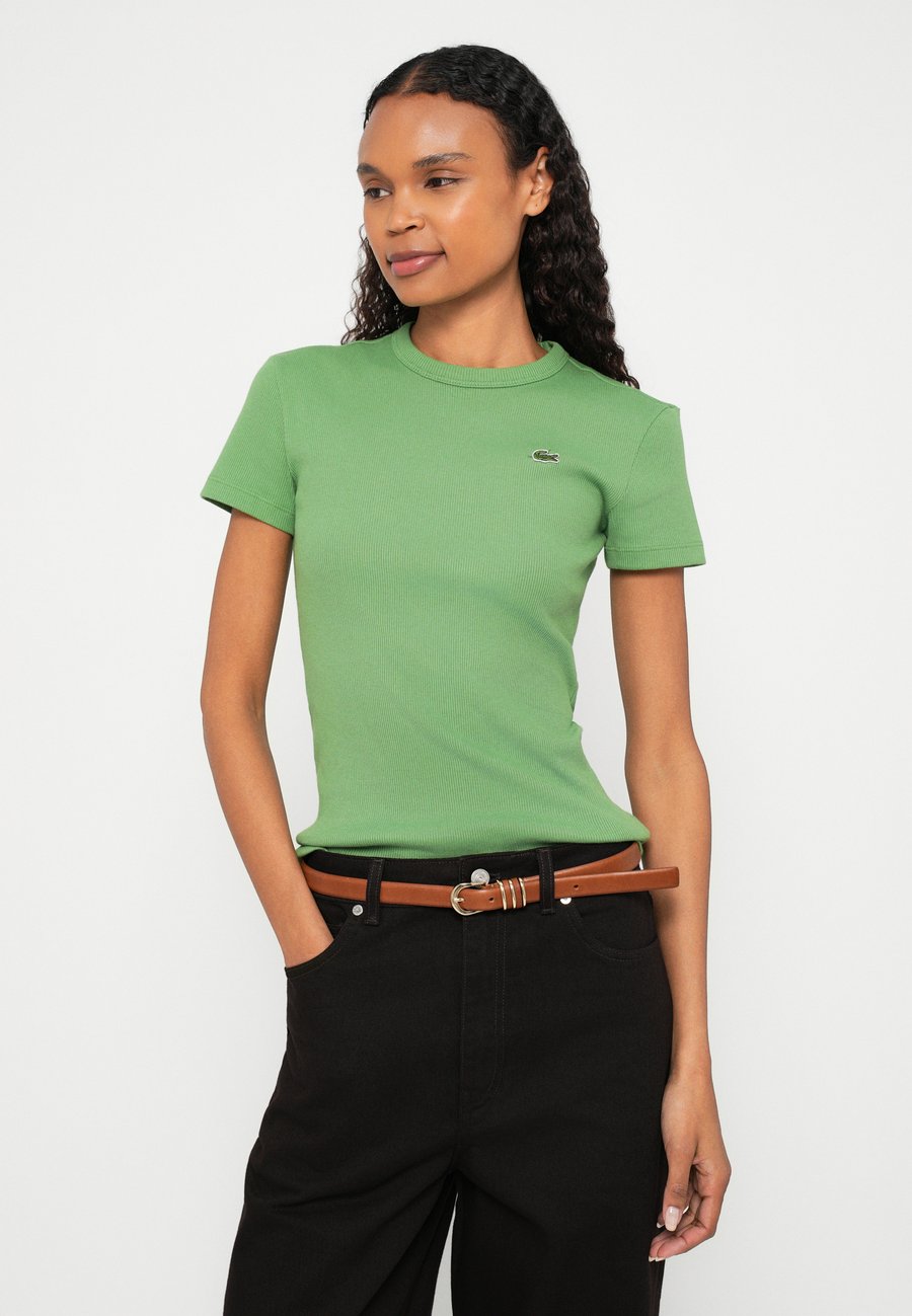 Футболка Lacoste Basic, Billiard Green — фото 4