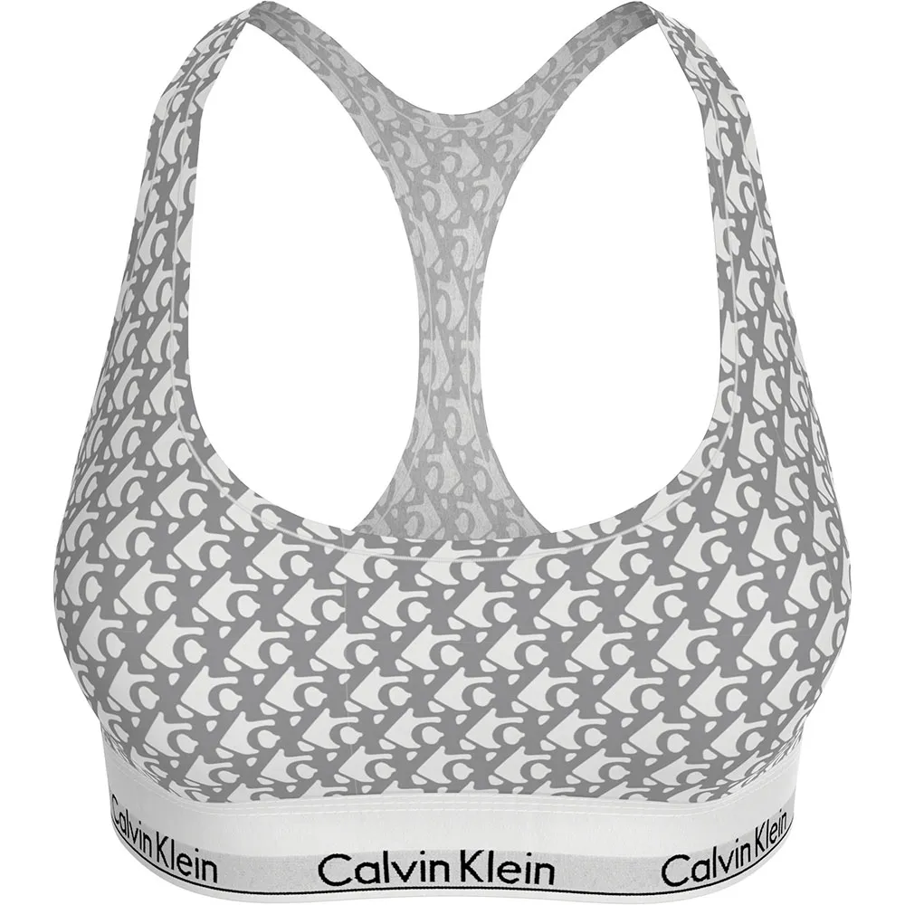

Спортивный бюстгальтер Calvin Klein Modern Cotton lette sports bra, серый