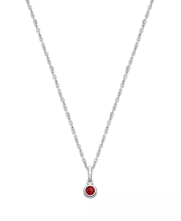 

Детское колье из стерлингового серебра с камнями по знаку зодиака для девочек, 12-14 дюймов Tiny Blessings, july