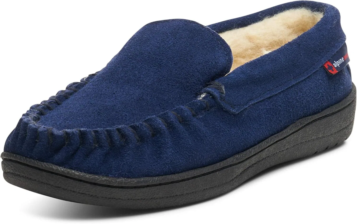 Мокасины из замши Alpine Swiss, Navy