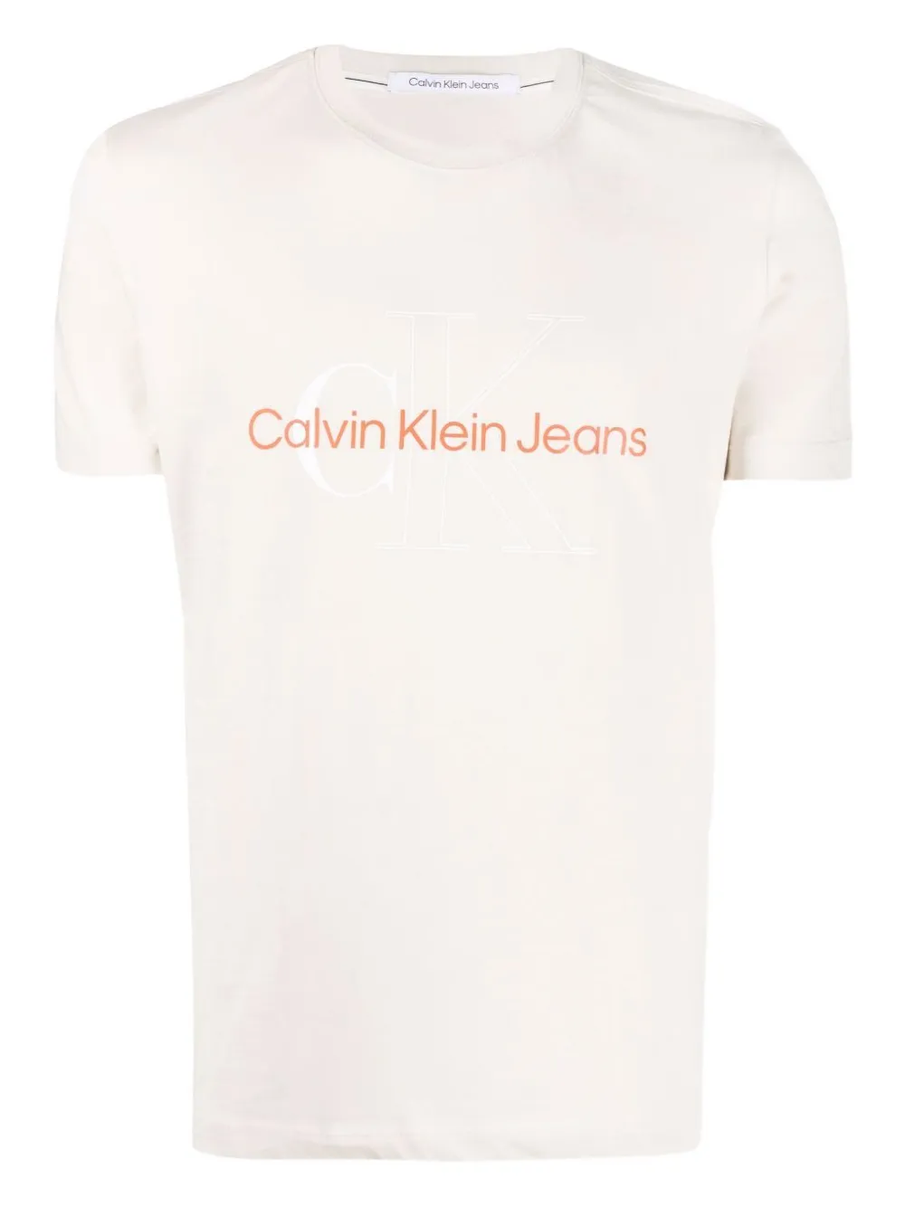 

Футболка с логотипом Calvin Klein Jeans, белый