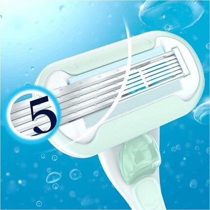 Женские лезвия для бритвы Venus Embrace Sensitive — набор из 4 шт., Gillette — фото 2
