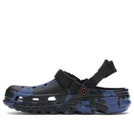 

Кроссовки post malone x duet max clog 'blue camo' Crocs, черный