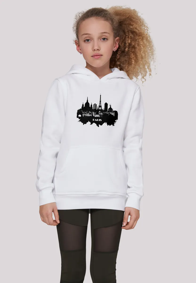 

Толстовка F4NT4STIC "PARIS SKYLINE HOODIE UNISEX", принт, белый