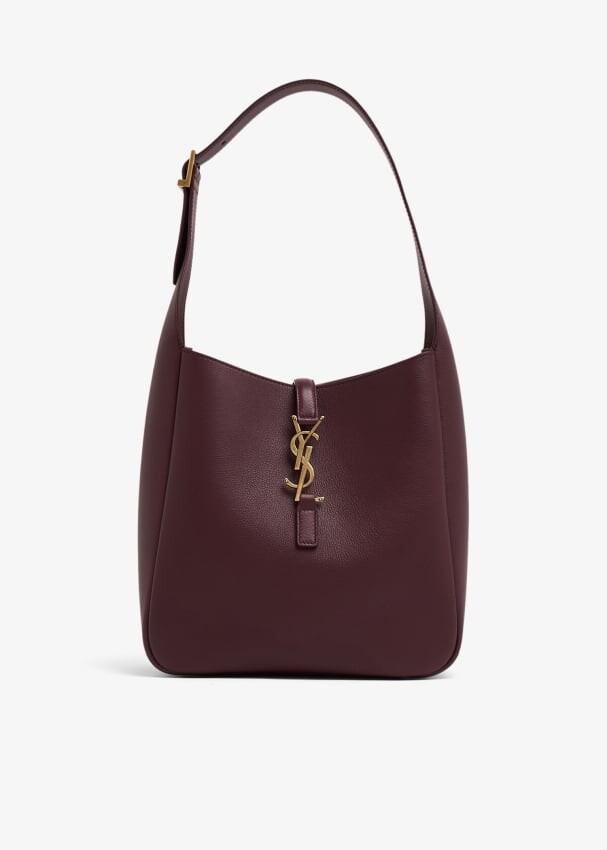 

Сумка Saint Laurent Le 5 À 7 Soft Small Hobo, бордовый