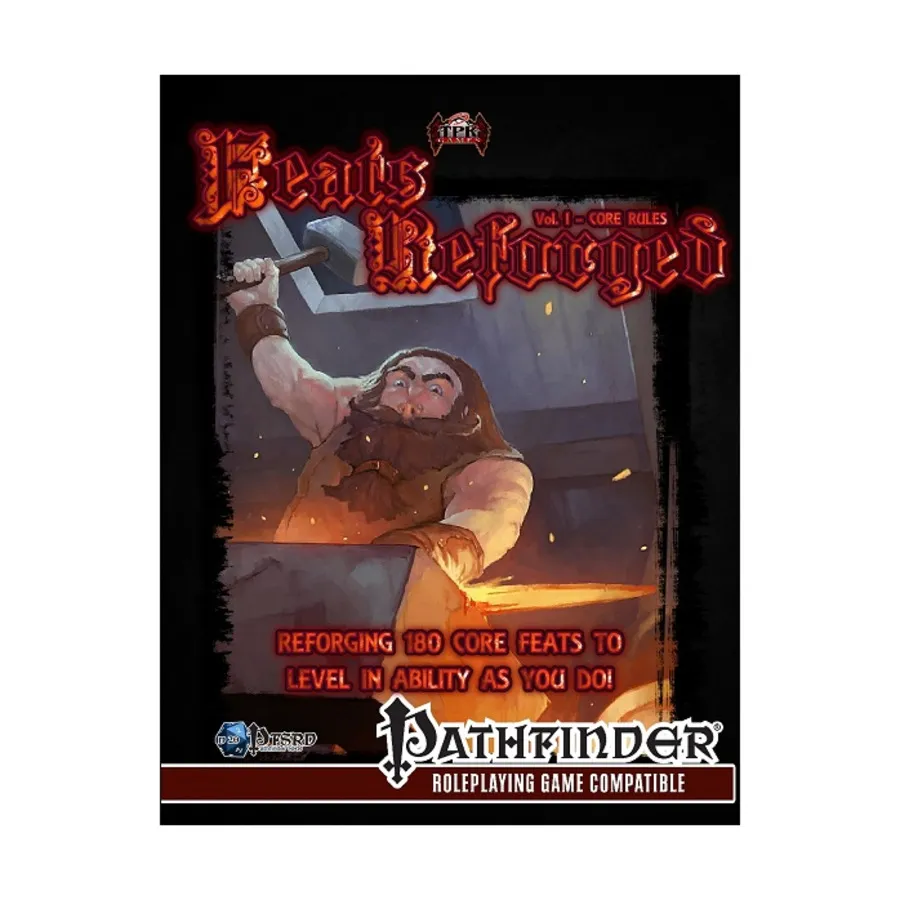 

Feats Reforged I - Core Rules, Sourcebooks & Supplements (Pathfinder/5E) (Total Party Kill Games), мягкая обложка
