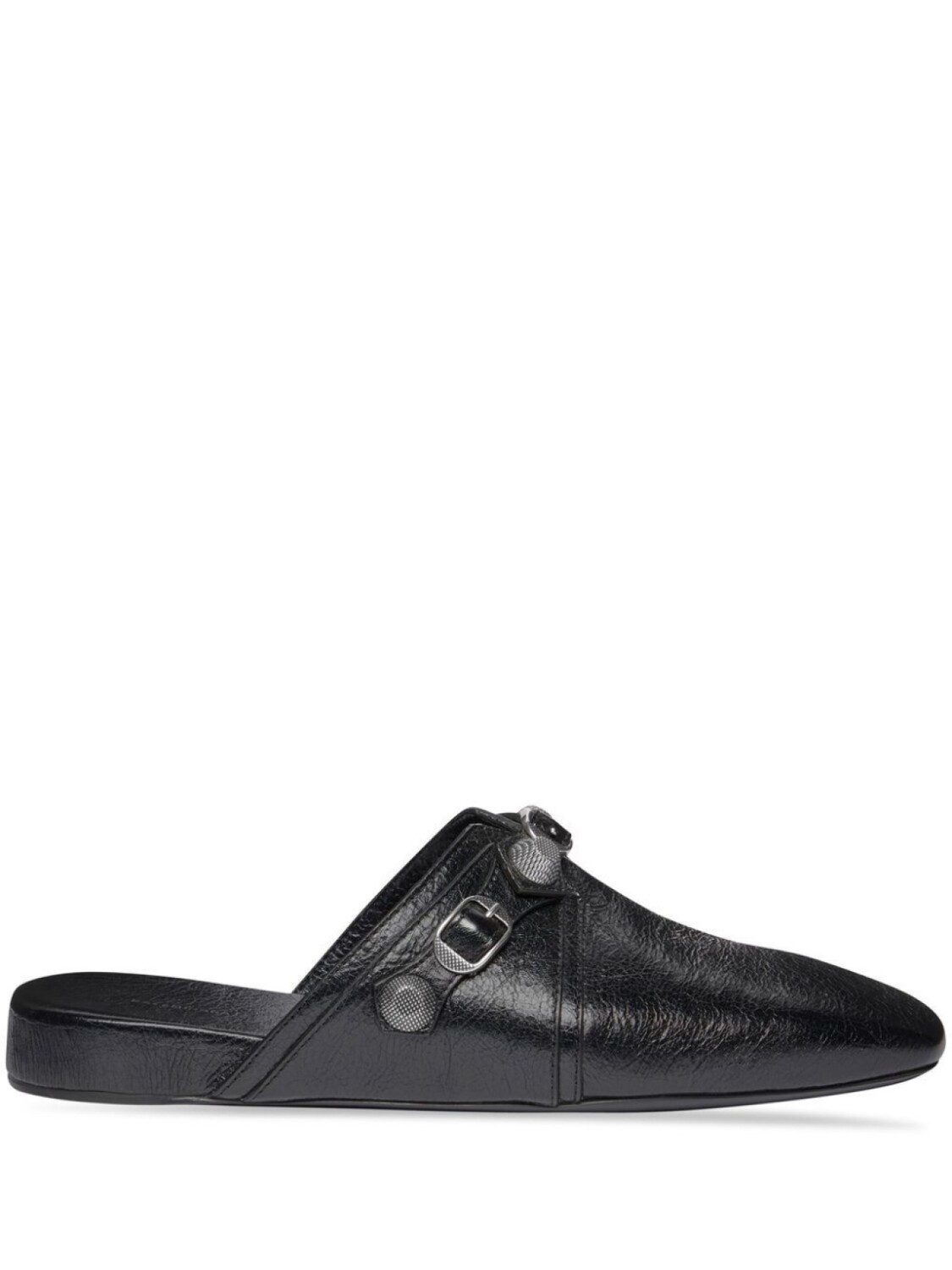 Balenciaga слиперы Cagole с заклепками, черный