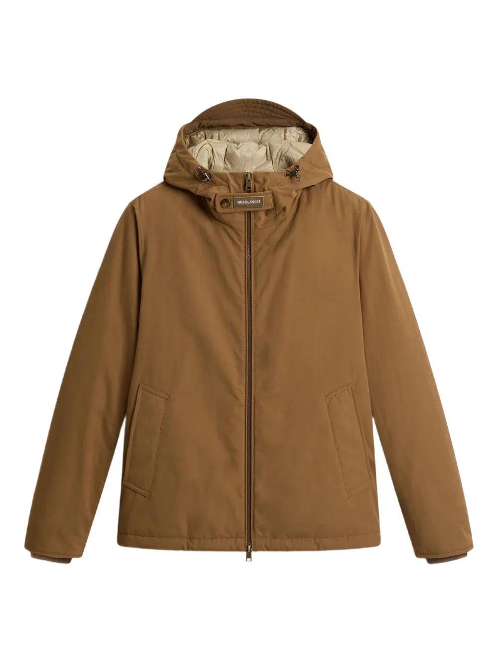 

Стеганая куртка с капюшоном WOOLRICH, коричневый