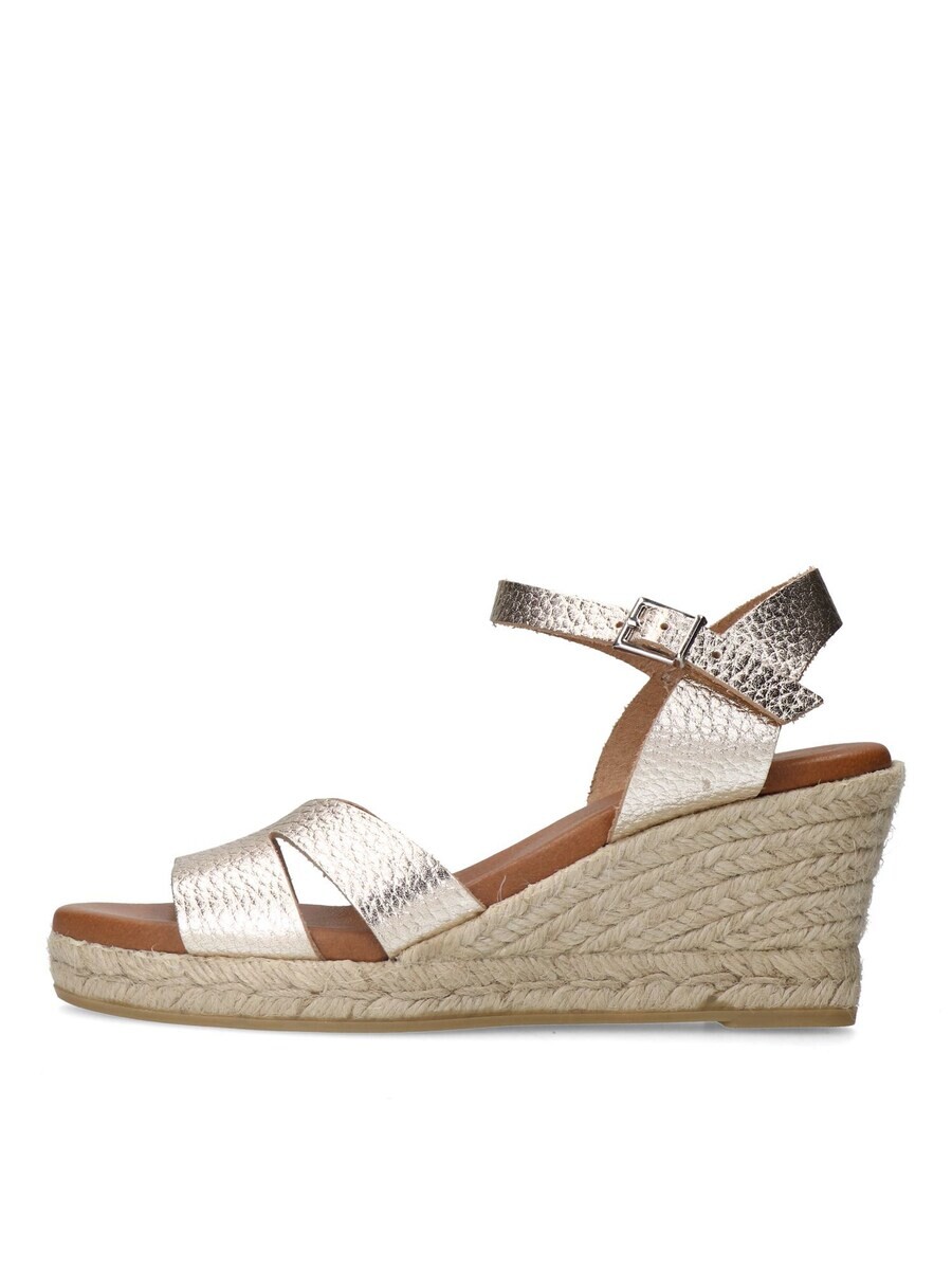 Босоножки на высоком каблуке MANFIELD Sandals, золотой — фото 2