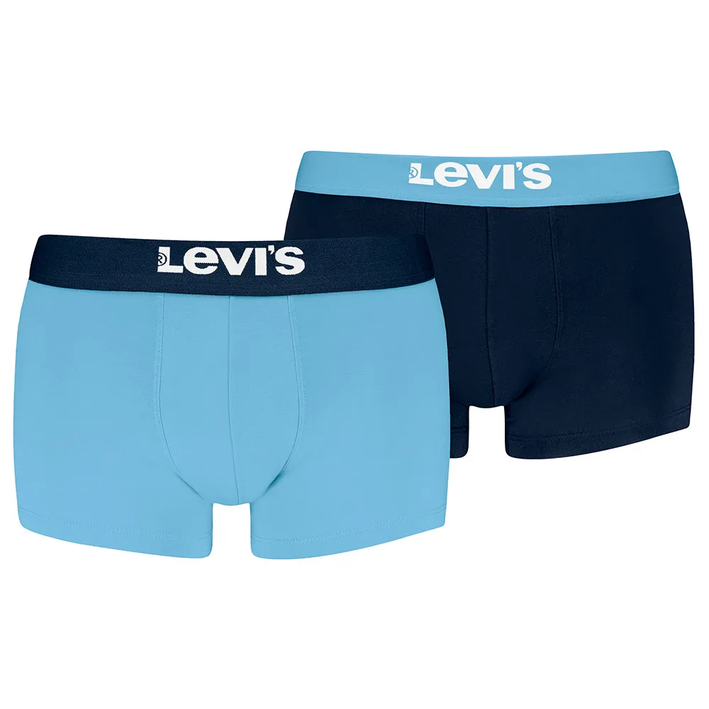 

Боксеры 2 шт Levi's Solid Basicorganic Co boxers 2 units, синий