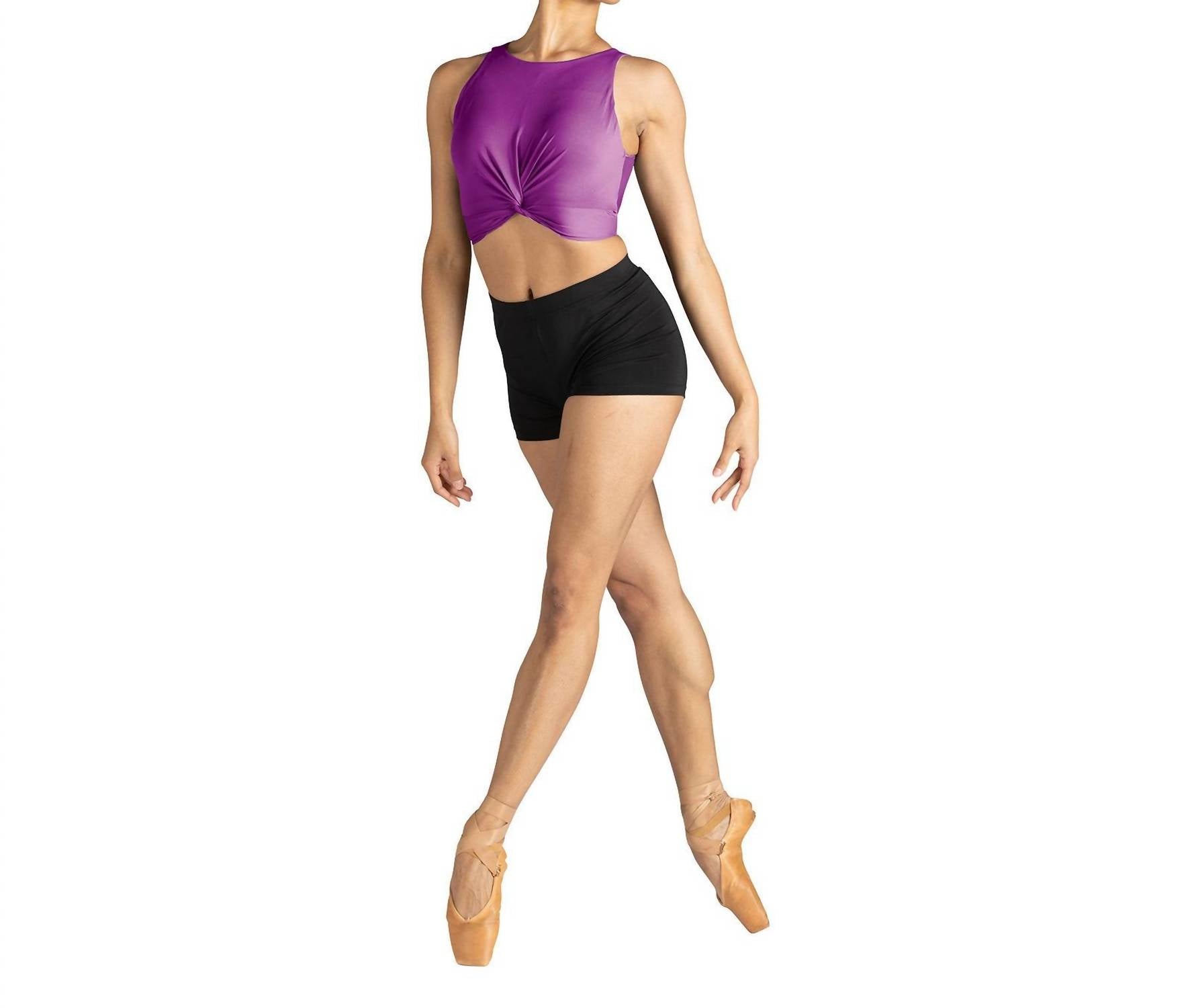 

Топ-бюстгальтер Gracelle Twisted цвета винограда Danznmotion, цвет grape