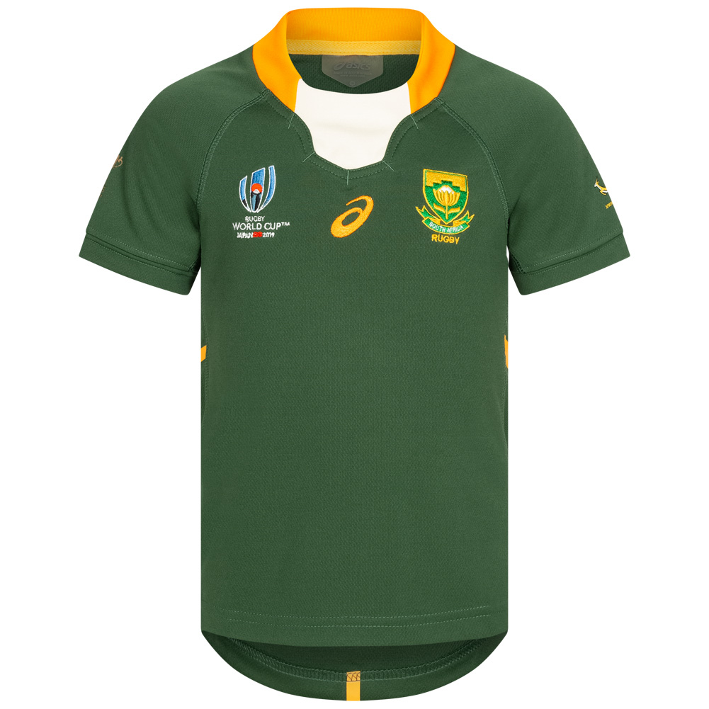 

Детская майка для регби South Africa Springboks ASICS